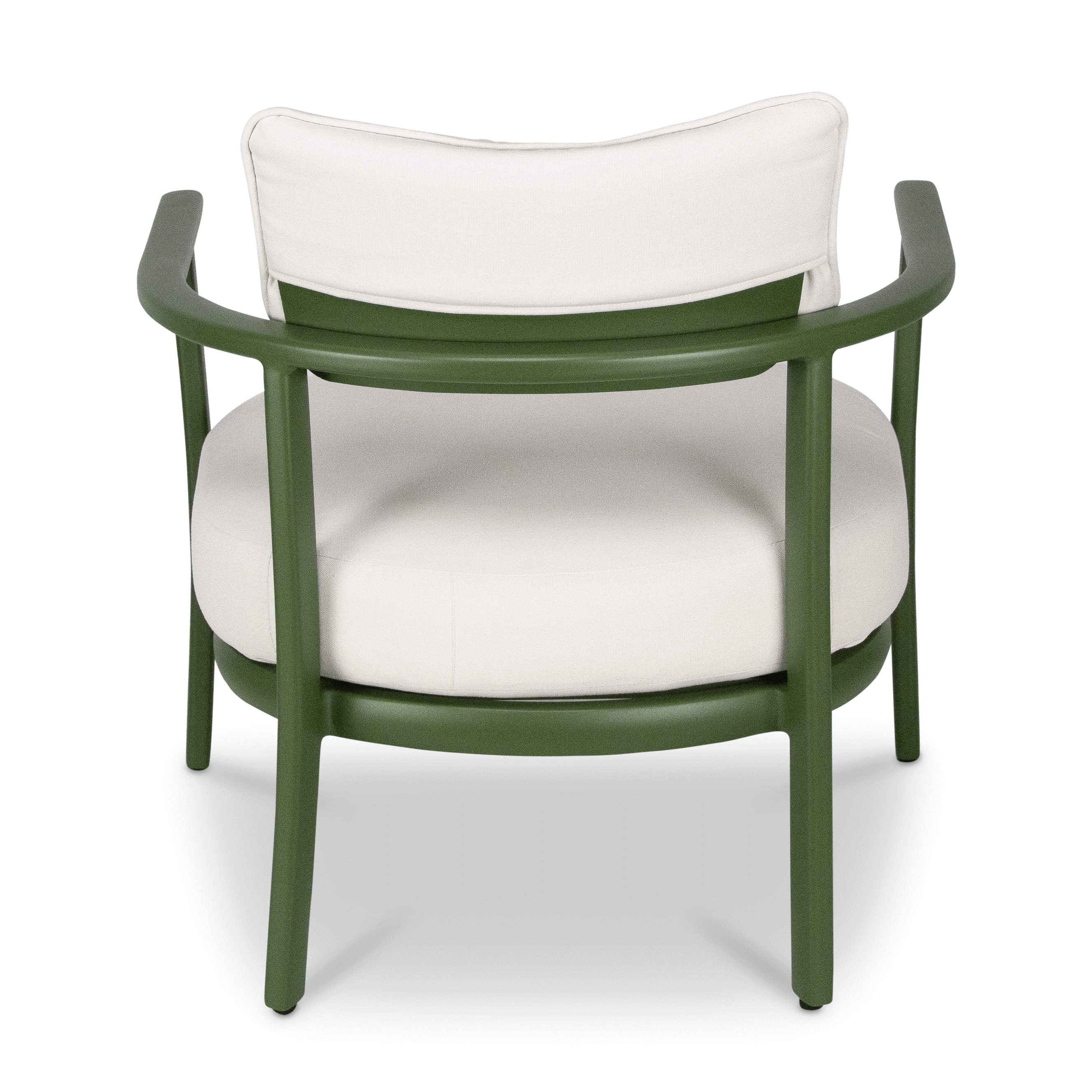 Monterra Occasional Chair in Forrest Green with Olefin Cushions and Removable Back Rest Cushion