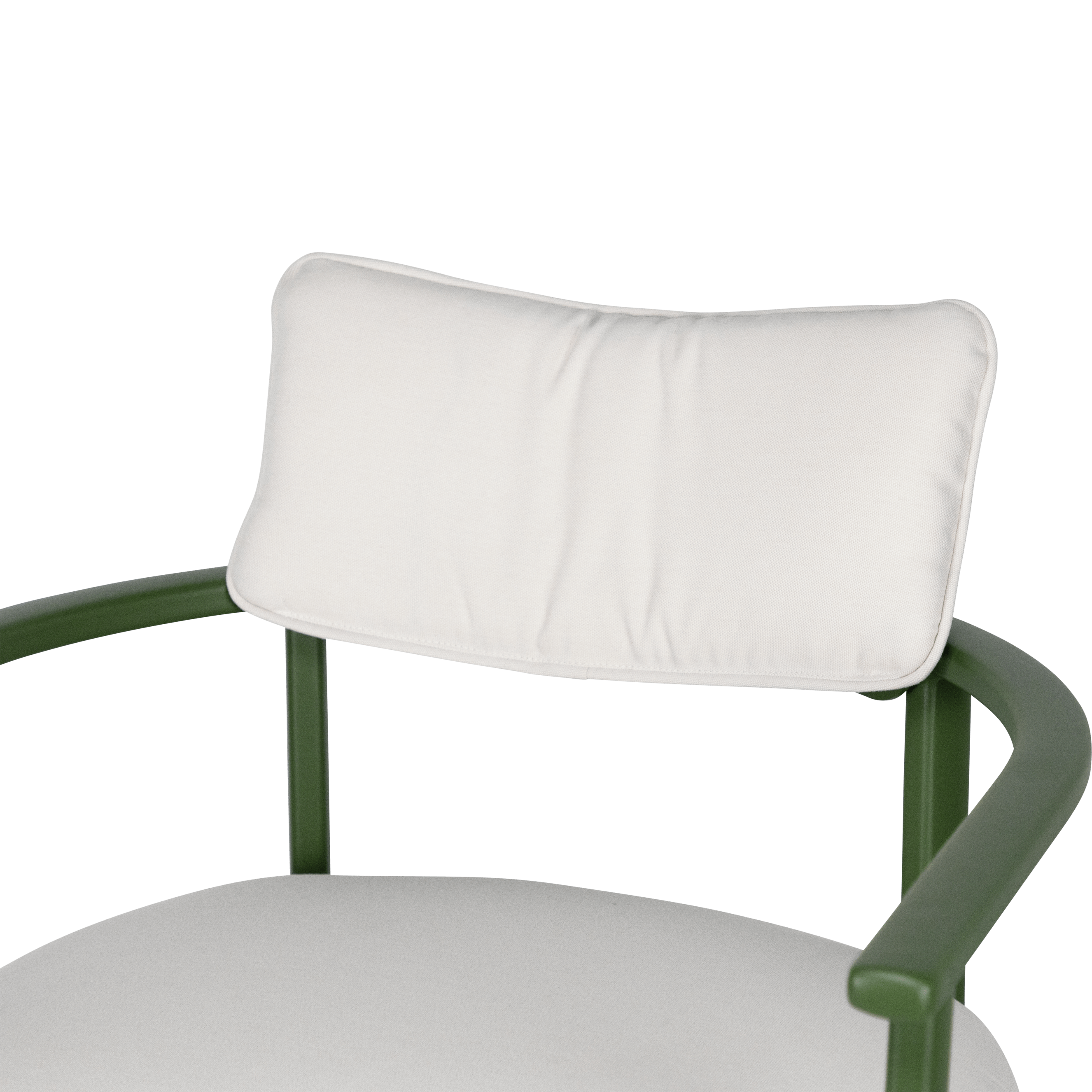 Monterra Occasional Chair in Forrest Green with Olefin Cushions and Removable Back Rest Cushion