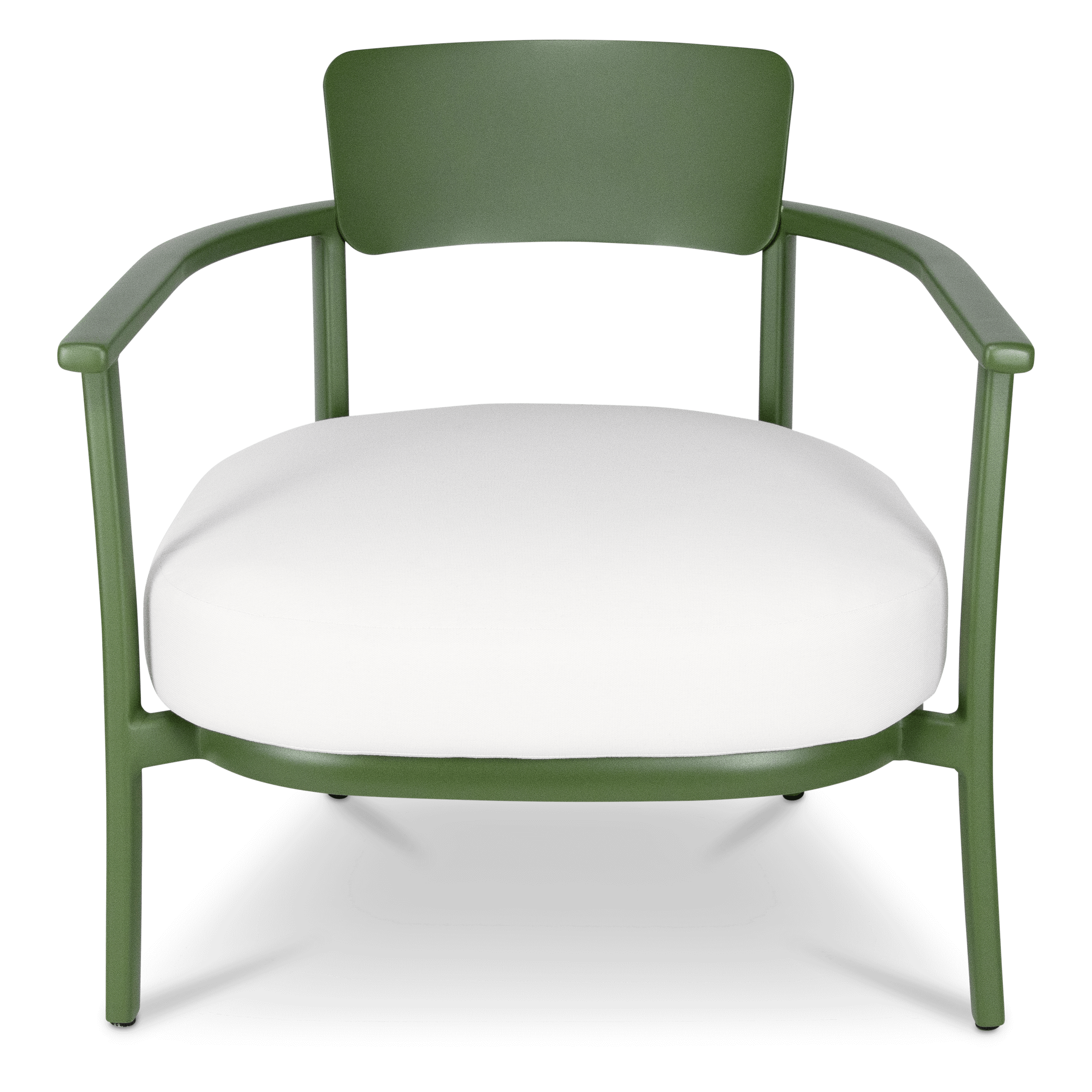 Monterra Occasional Chair in Forrest Green with Olefin Cushions and Removable Back Rest Cushion