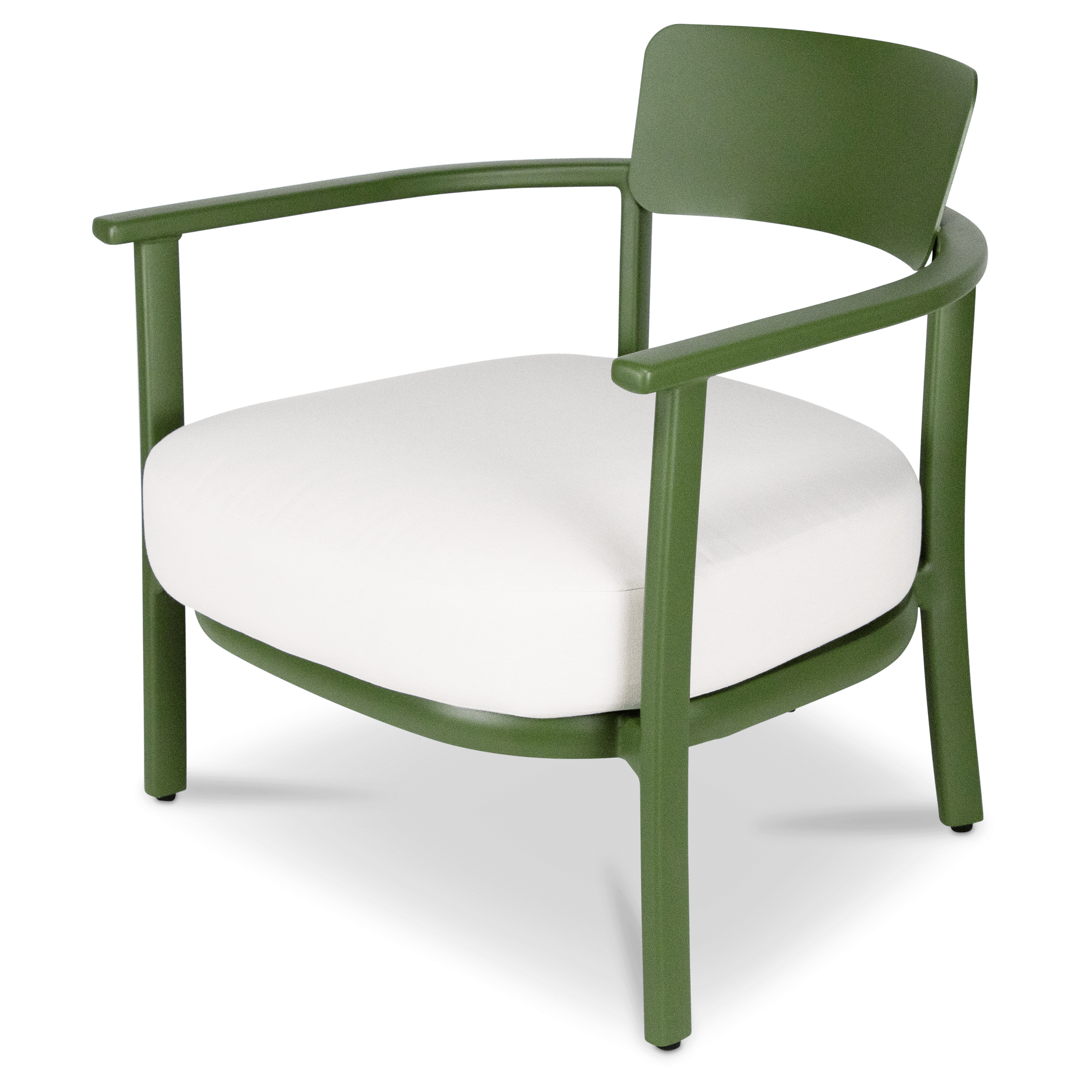 Monterra Occasional Chair in Forrest Green with Olefin Cushions and Removable Back Rest Cushion