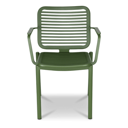 Azure Dining Chair in Forest Green