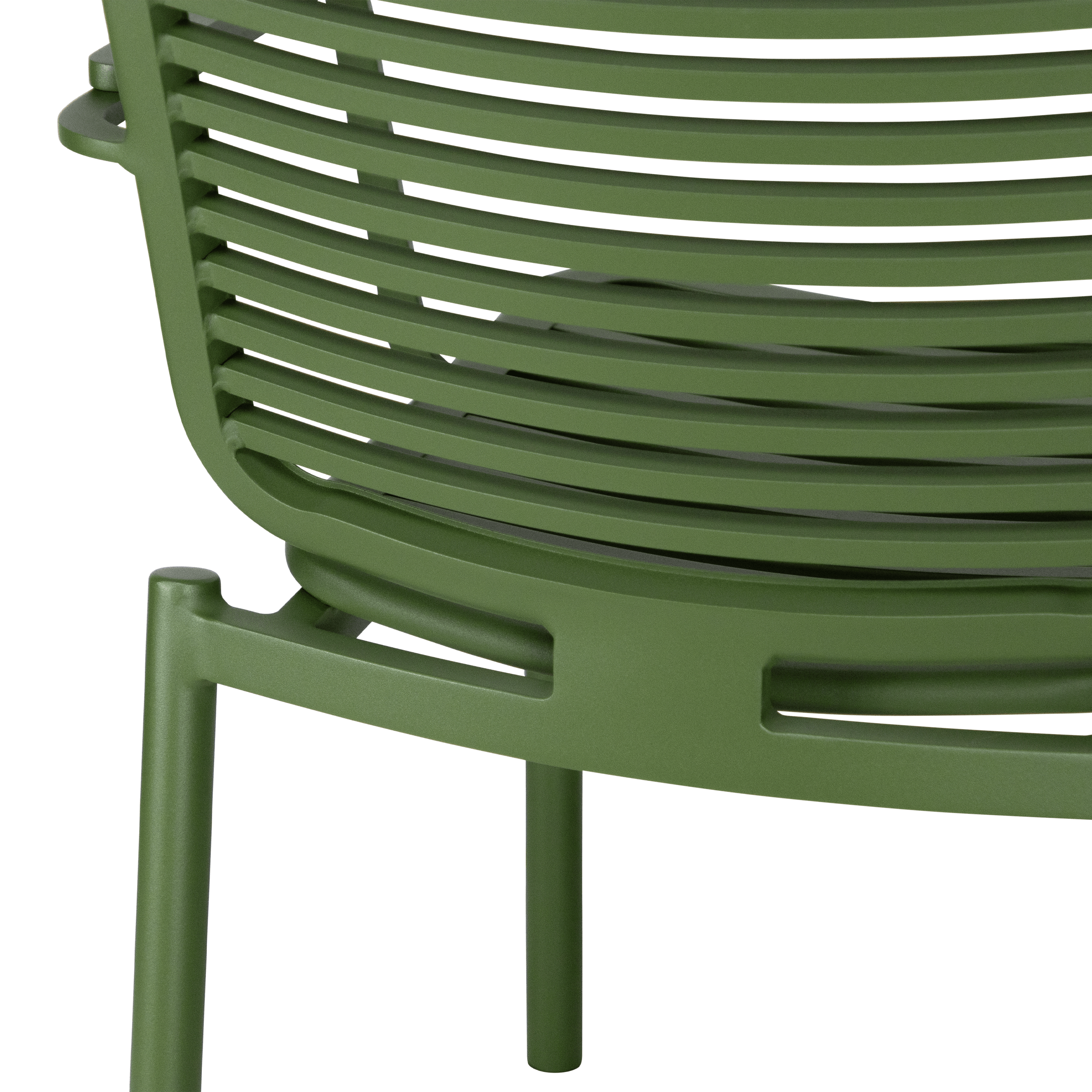 Azure Dining Chair in Forest Green