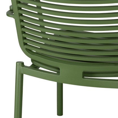 Azure Dining Chair in Forest Green