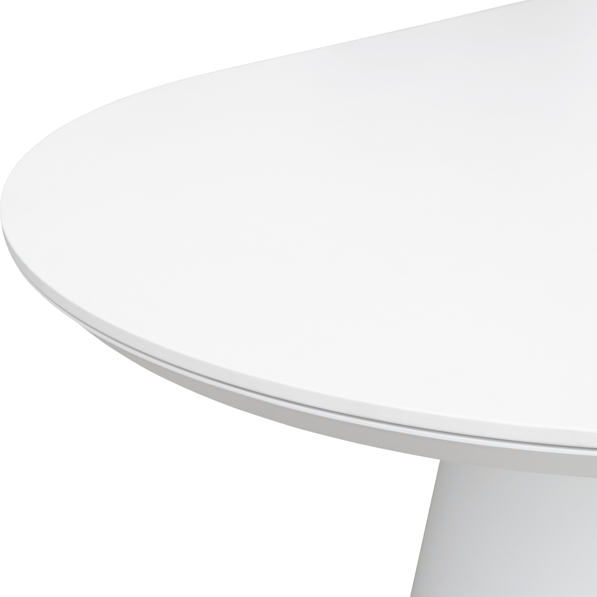 Azure Dining Table in Arctic White with Sintered Stone Top