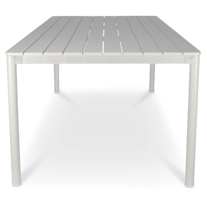 Cove Dining Table with 2 x Bench Seat in Silk Beige