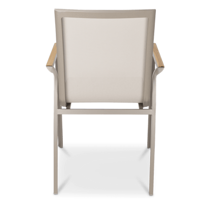 Providence 7pc Dining Set in Taupe Aluminium and Polywood Top