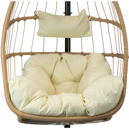 Zen Linen SpunPoly Cushion Set for Hanging Pod