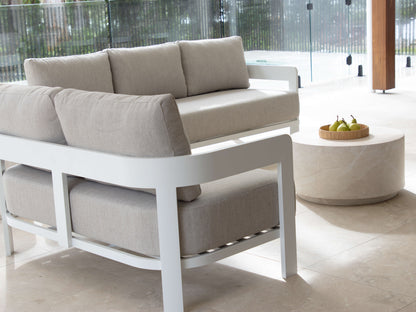 Elements 3 Seater, 2 Seater, Armchair with MGO Firenze Coffee and Side Table