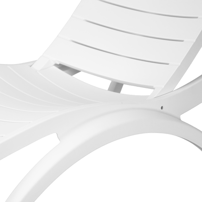 Drift UV Polypropylene Premium Sunlounger in Marshmallow