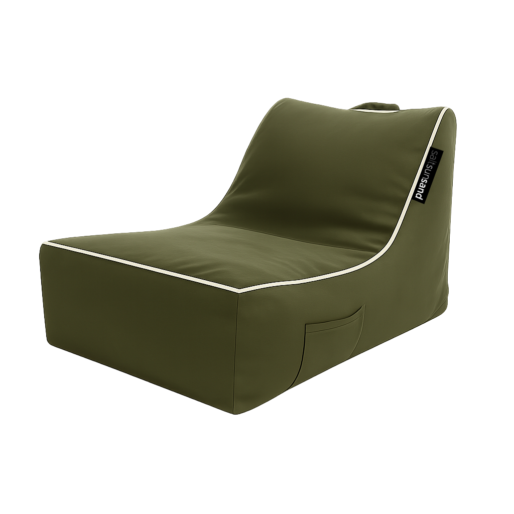 Kirra Indoor/Outdoor Bean Bag in Avocado