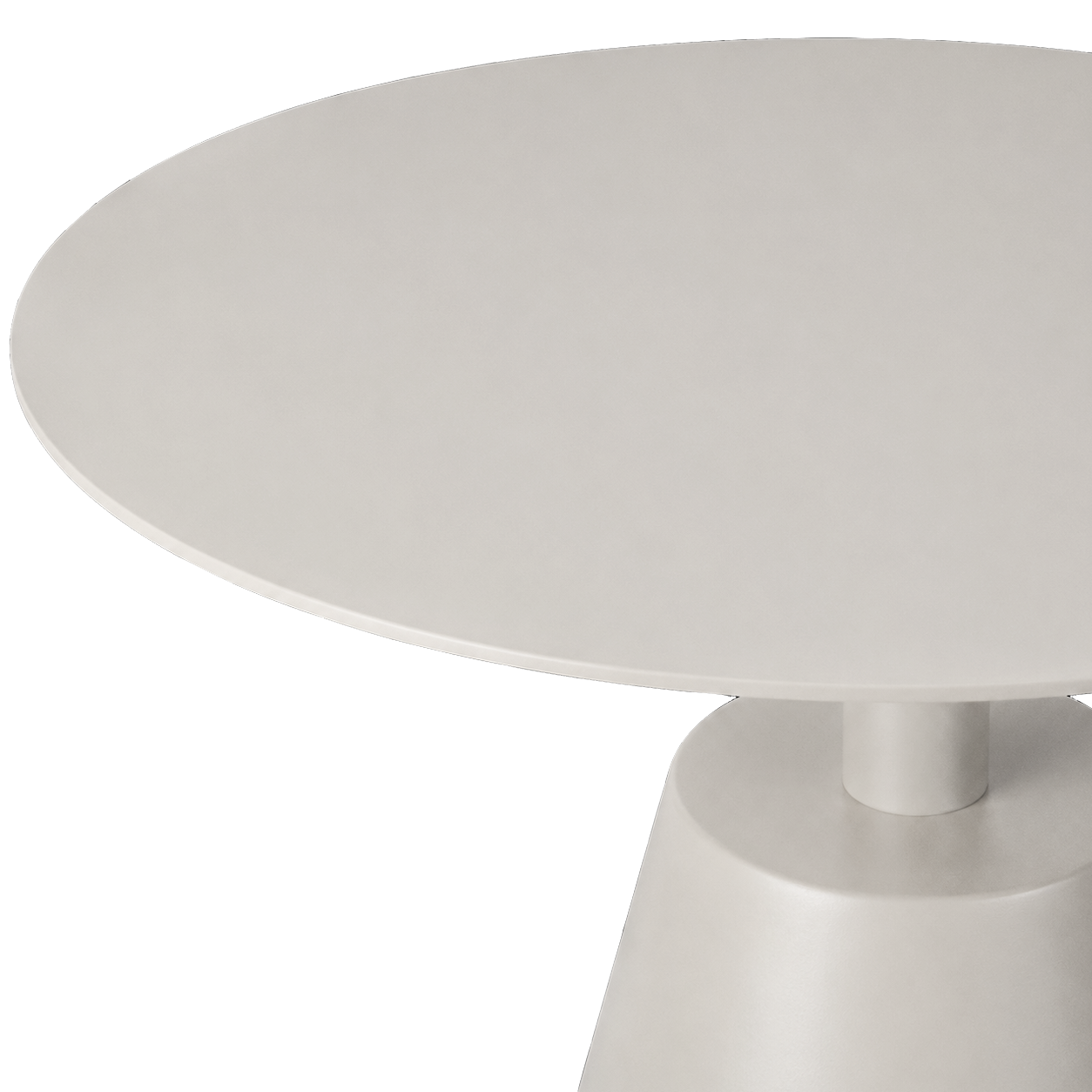 Monterra Side Table in Silk Beige