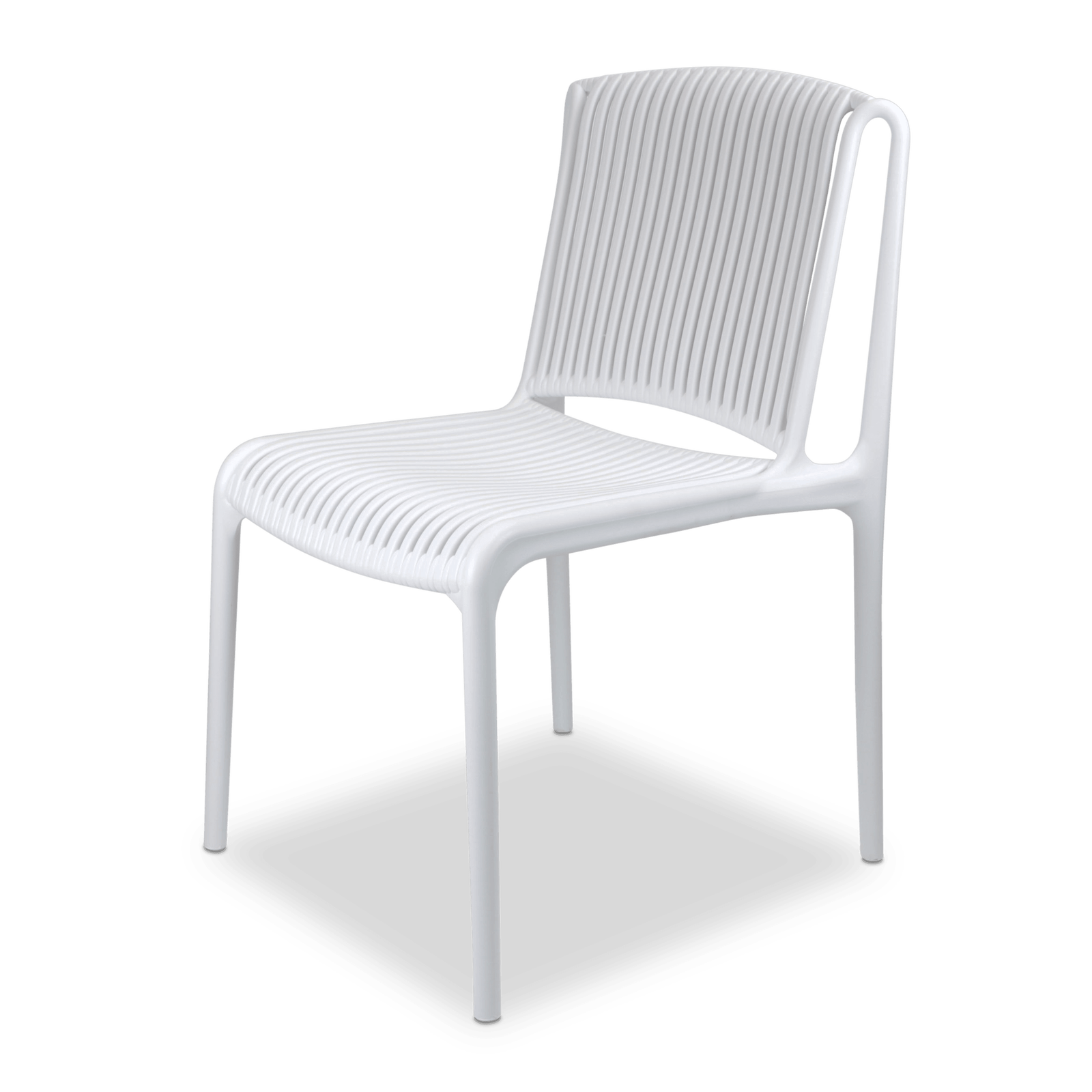 Morocco Outdoor Extension Table in Gunmetal with Polypropylene Chairs - The Furniture Shack