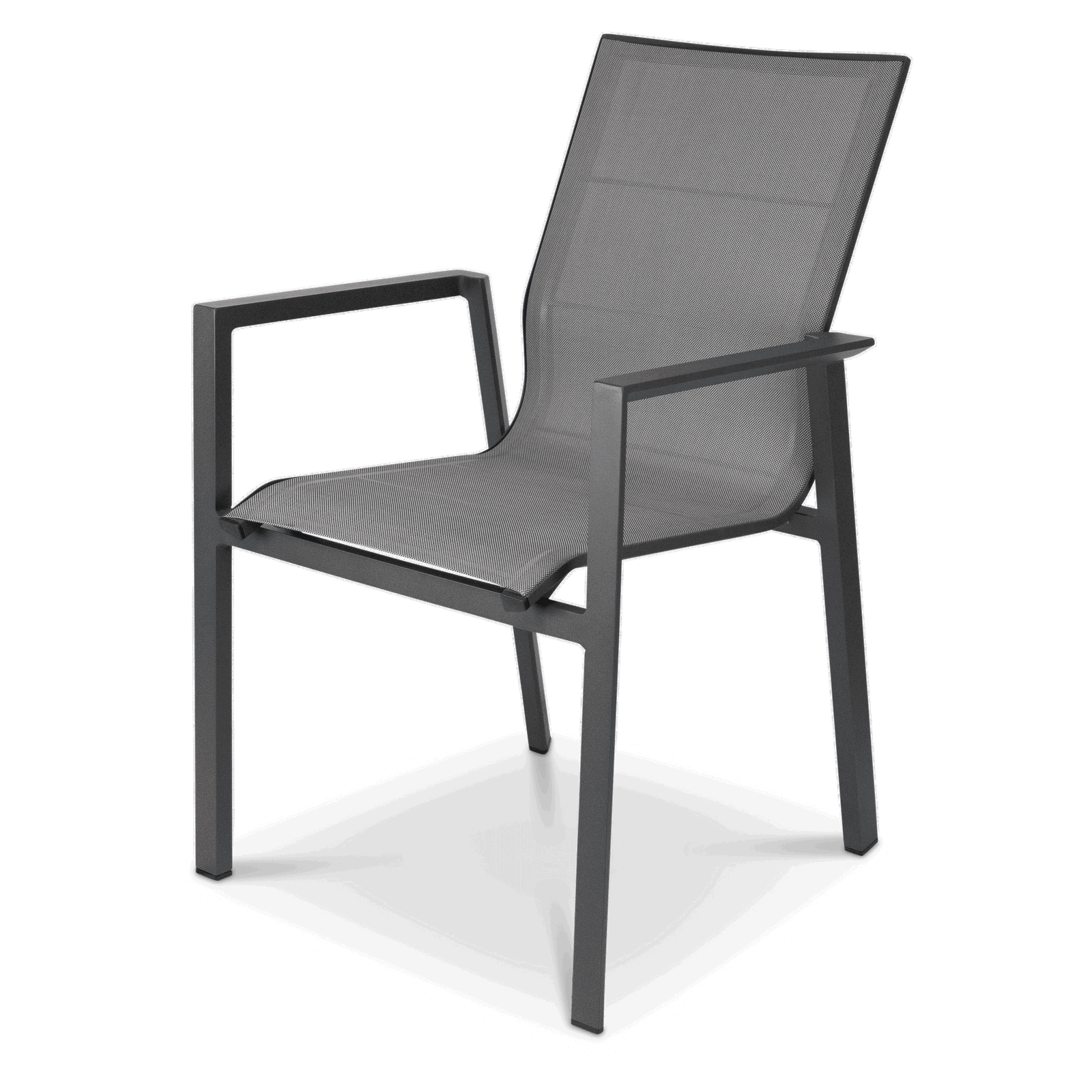 Morocco Outdoor Extension Table in White with Aluminium Chairs - The Furniture Shack