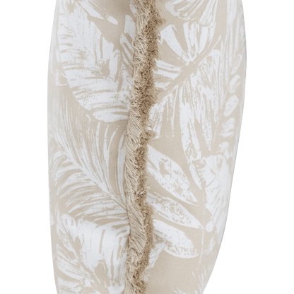 Tahiti Natural Escape - 30x50cm Fringed Outdoor Cushion