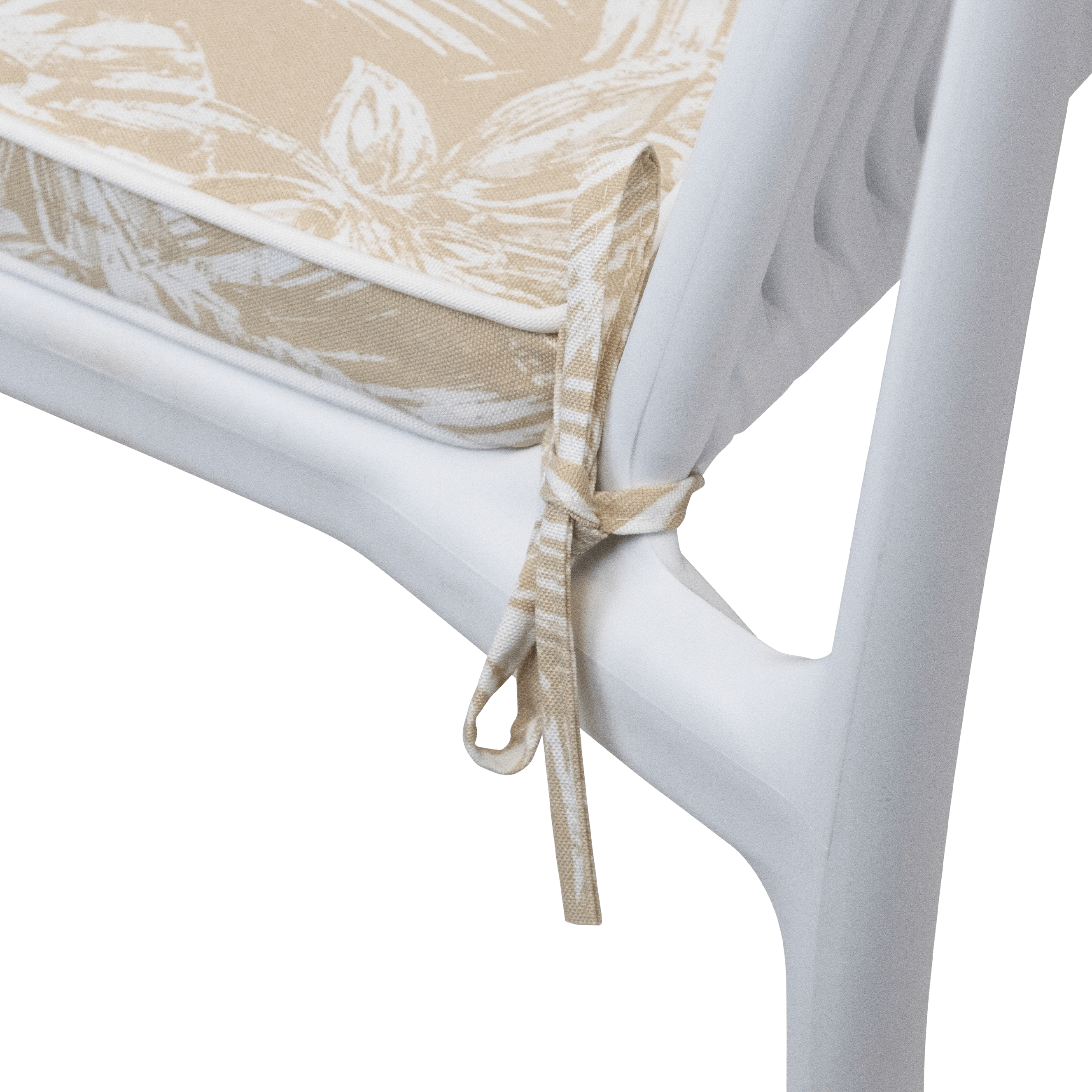 *IN STORE PICK UP ONLY* Tahiti Natural Escape Square Outdoor Chair Pad - 43x43x4cm