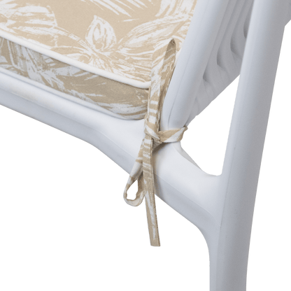 *IN STORE PICK UP ONLY* Tahiti Natural Escape Square Outdoor Chair Pad - 43x43x4cm