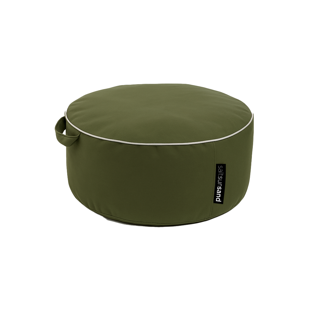 Byron Bay Indoor/Outdoor Ottoman in Avocado