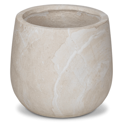 Palermo Large Pot in MGO Travertine Finish
