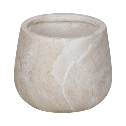 Palermo Small Pot in MGO Travertine Finish