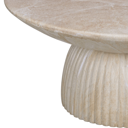 Roma Coffee Table in MGO Travertine Finish