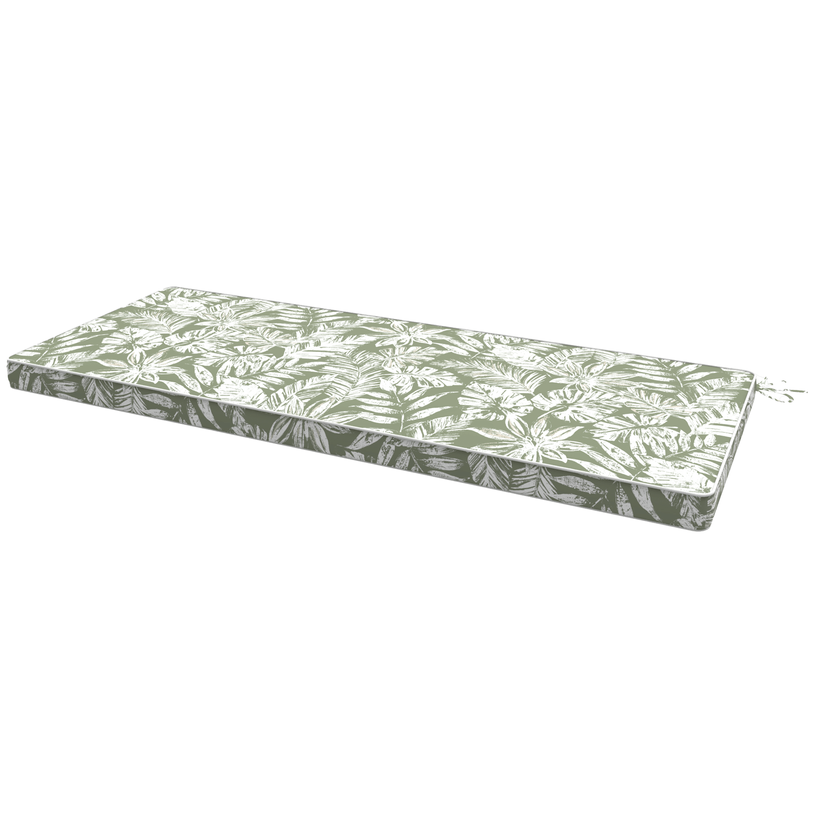 Tahiti Sage Escape - 110x46x5cm Outdoor Bench Seat Cushion