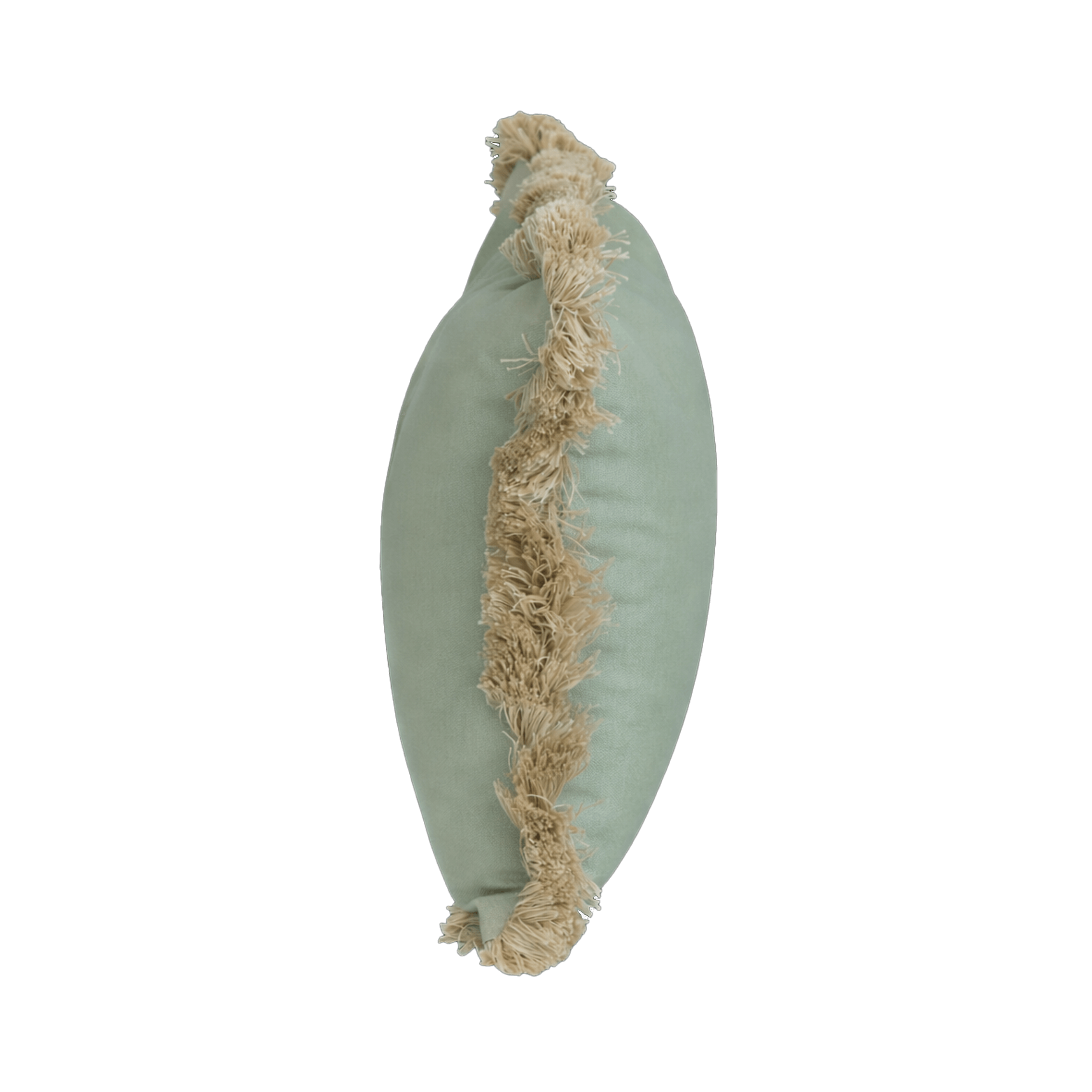 Tahiti Sage - 30x50cm Fringed Outdoor Cushion