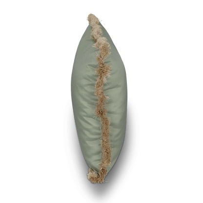 Tahiti Sage - 50x50cm Fringed Outdoor Cushion