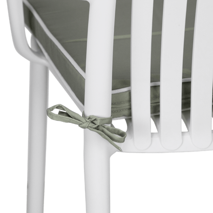 Tahiti Sage Square Outdoor Chair Pad - 43x43x4cm