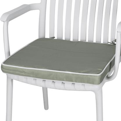 Tahiti Sage Square Outdoor Chair Pad - 43x43x4cm