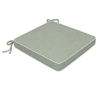 Tahiti Sage Square Outdoor Chair Pad - 43x43x4cm