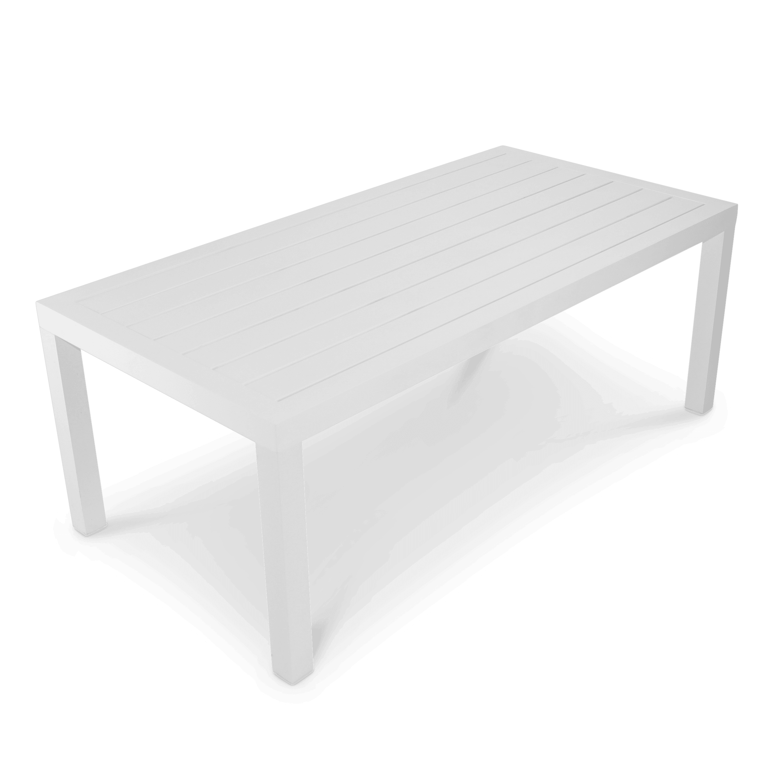 San Sebastian 6pc Outdoor Lounge Suite in Arctic White with a Foot Stool