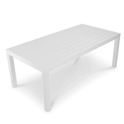 San Sebastian 6pc Outdoor Lounge Suite in Arctic White with a Foot Stool