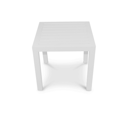 San Sebastian 6pc Outdoor Lounge Suite in Arctic White with a Foot Stool