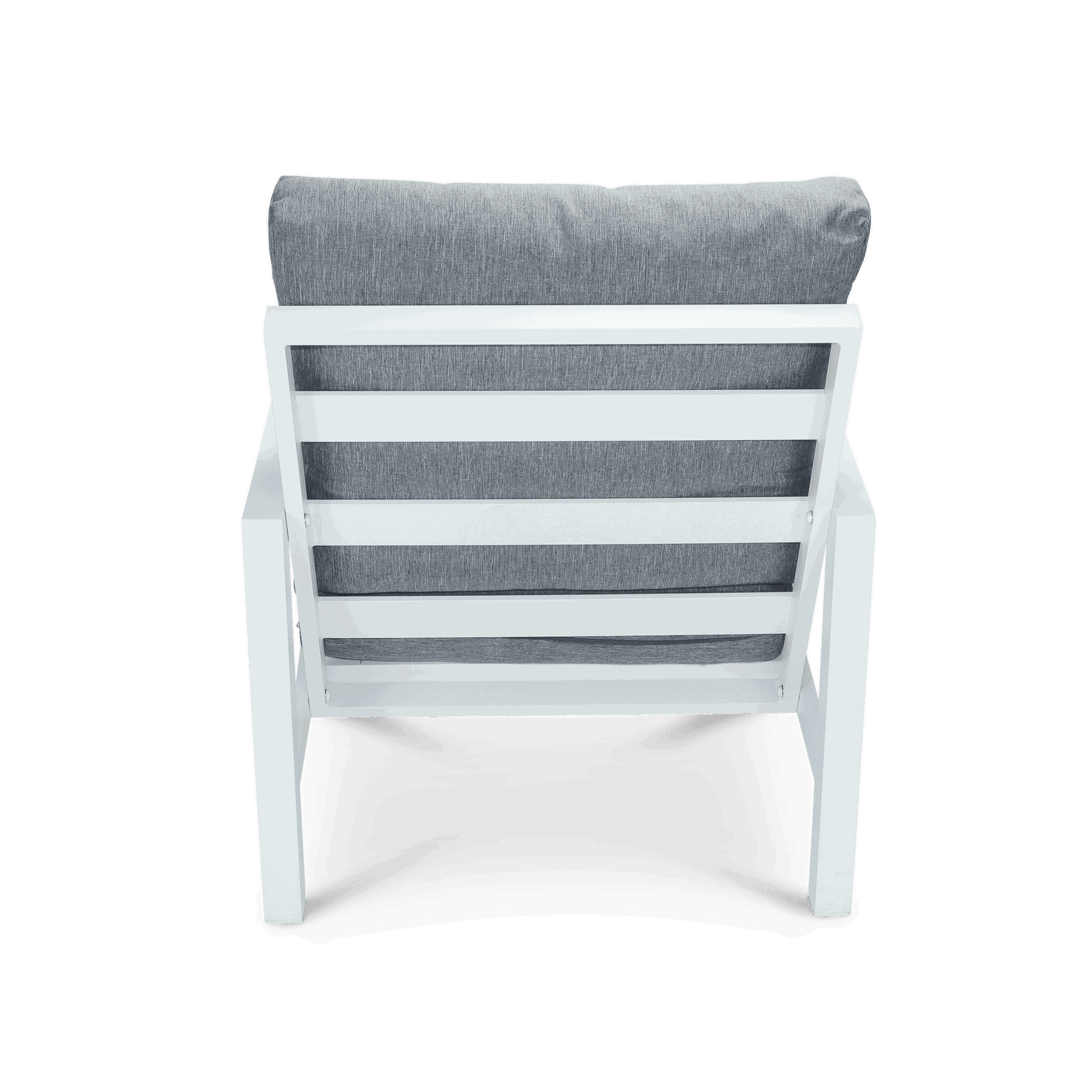 San Sebastian 3pc Occasional Set in Arctic White with Platinum Olefin Cushions