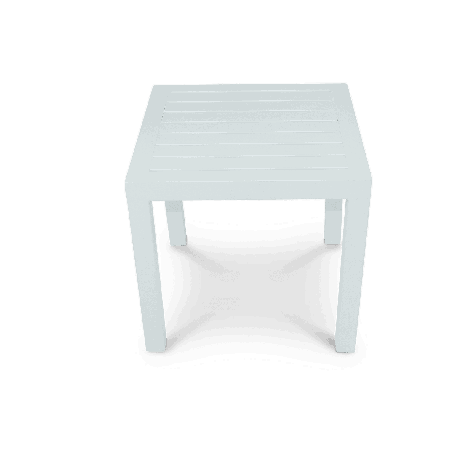 San Sebastian 3pc Occasional Set in Arctic White with Platinum Olefin Cushions