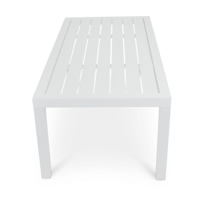San Sebastian Outdoor Coffee Table in Arctic White - The Furniture Shack