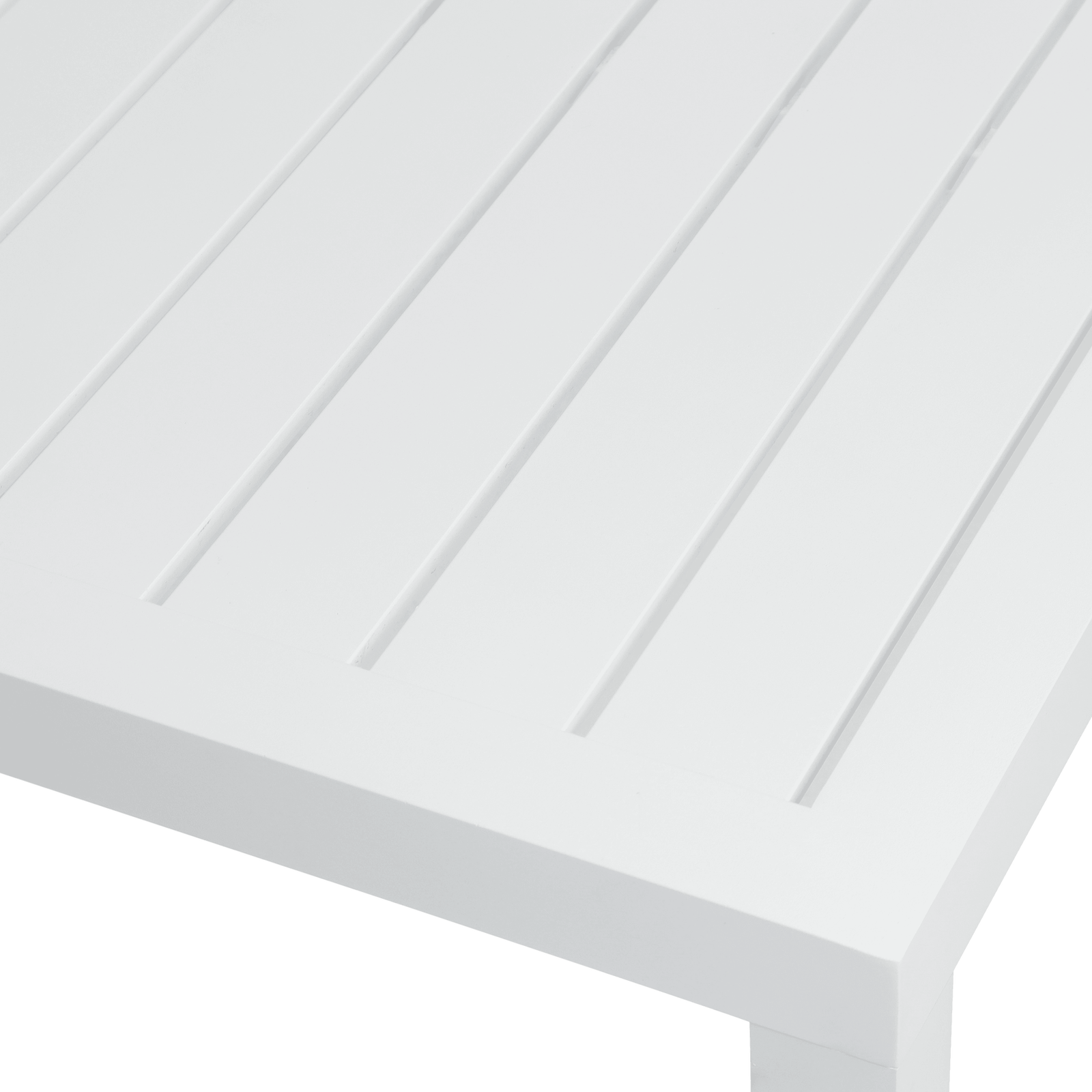 San Sebastian Side Table in Arctic White - The Furniture Shack
