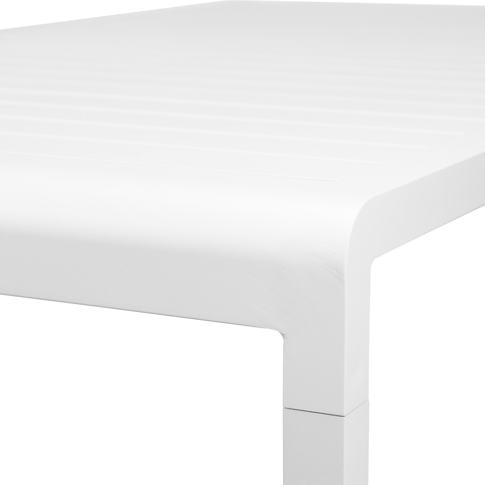 Santorini 7pc Bar Suite in Arctic White with Platinum Olefin Cushions - The Furniture Shack