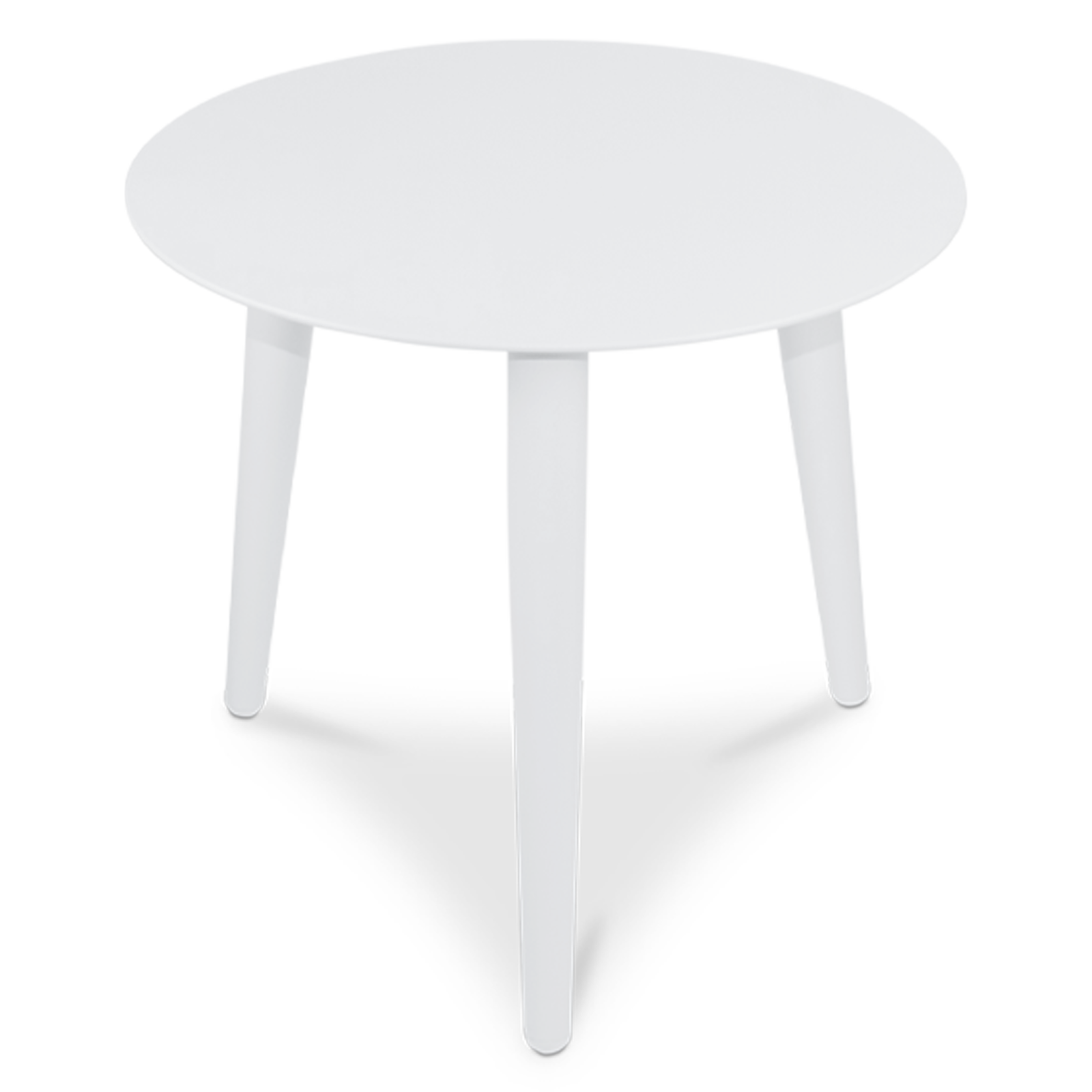 Santorini Large Side Table in Arctic White - The Furniture Shack