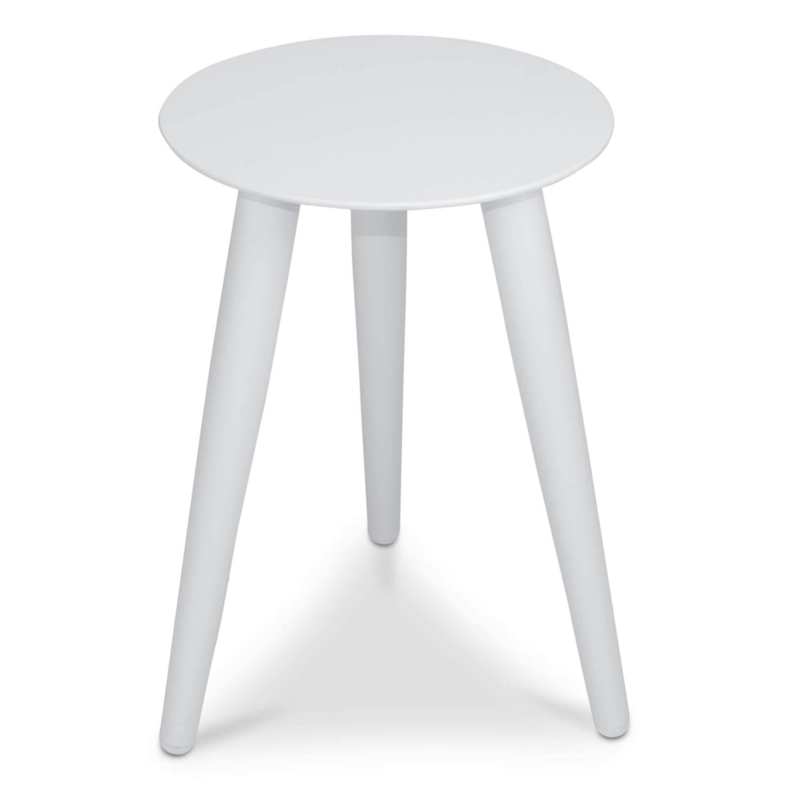 Santorini Medium Side Table in Arctic White - The Furniture Shack