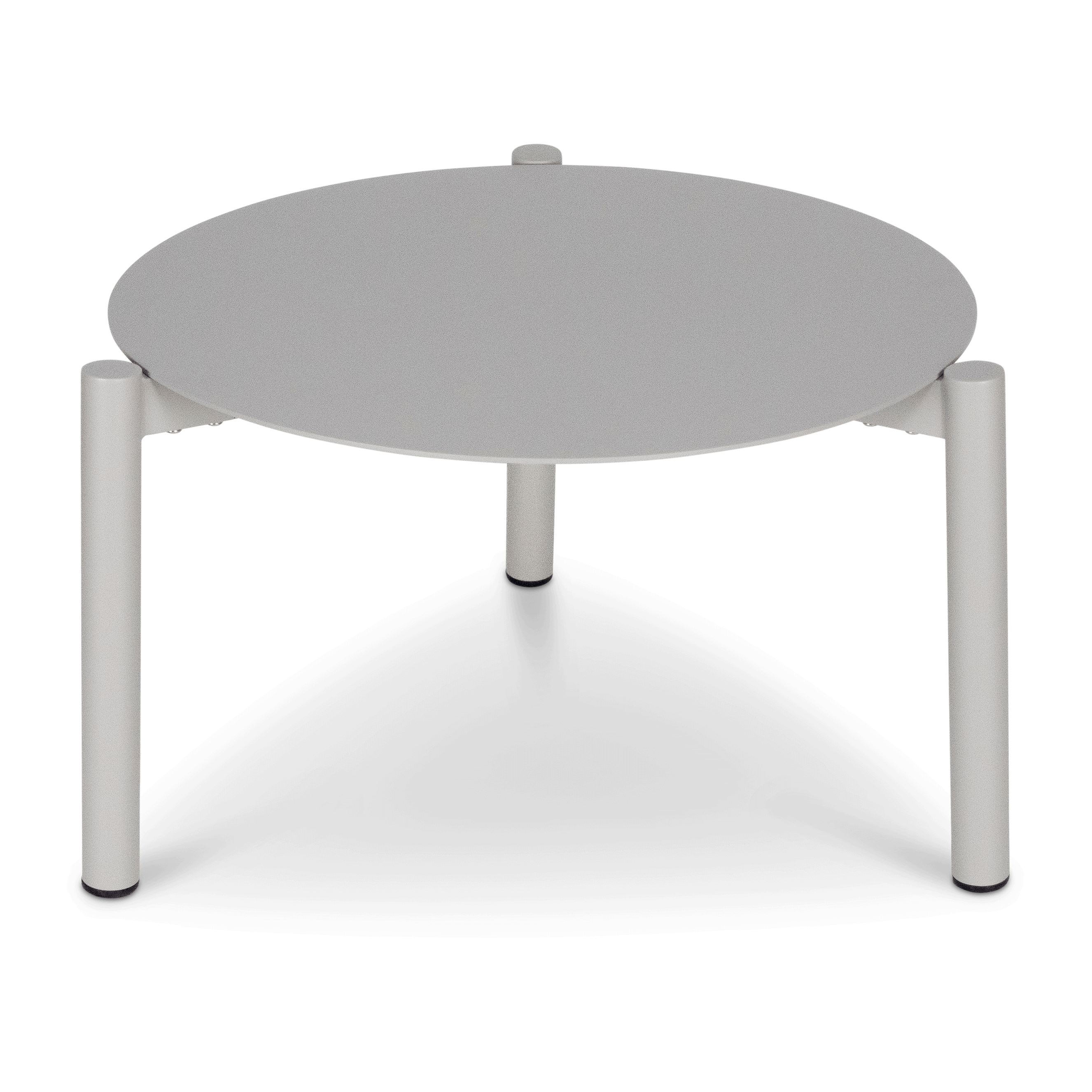 Kirra Round Side Table in Silk Beige