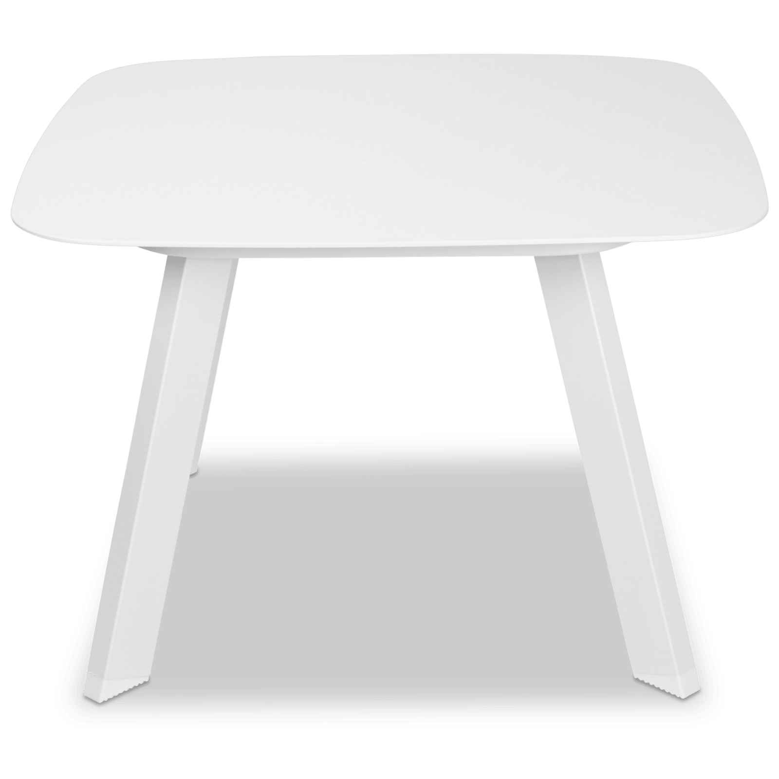 Sorrento Side Table in Arctic White Aluminium - The Furniture Shack