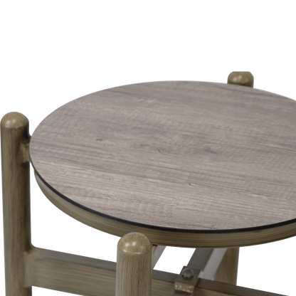 Tahiti 3pc Occasional Set with Eco Olefin Rope, Sahara Sand Spunpoly Cushions and Aluminium Frame