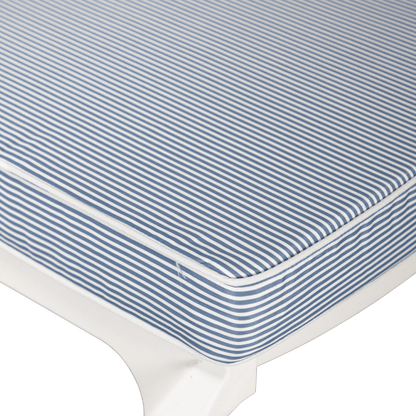 Tahiti Marine Stripe Sunlounger Outdoor Chair Cushion - 120x56x7.6cm