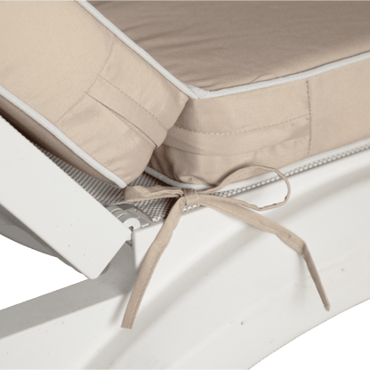 Tahiti Sandstone Sunlounger Outdoor Chair Cushion - 120x56x7.6cm