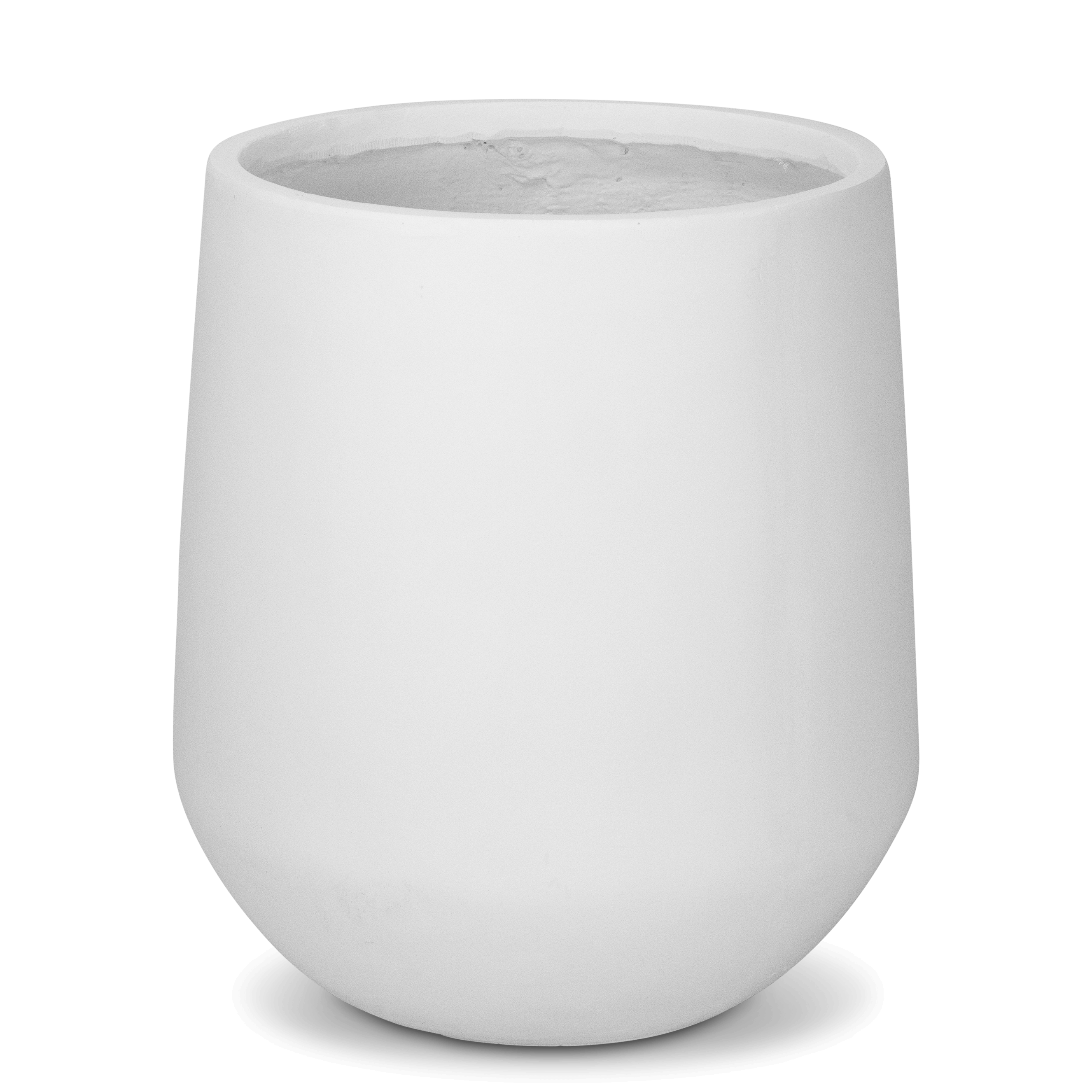 Torino Set of 3 Pots in MGO White Finish