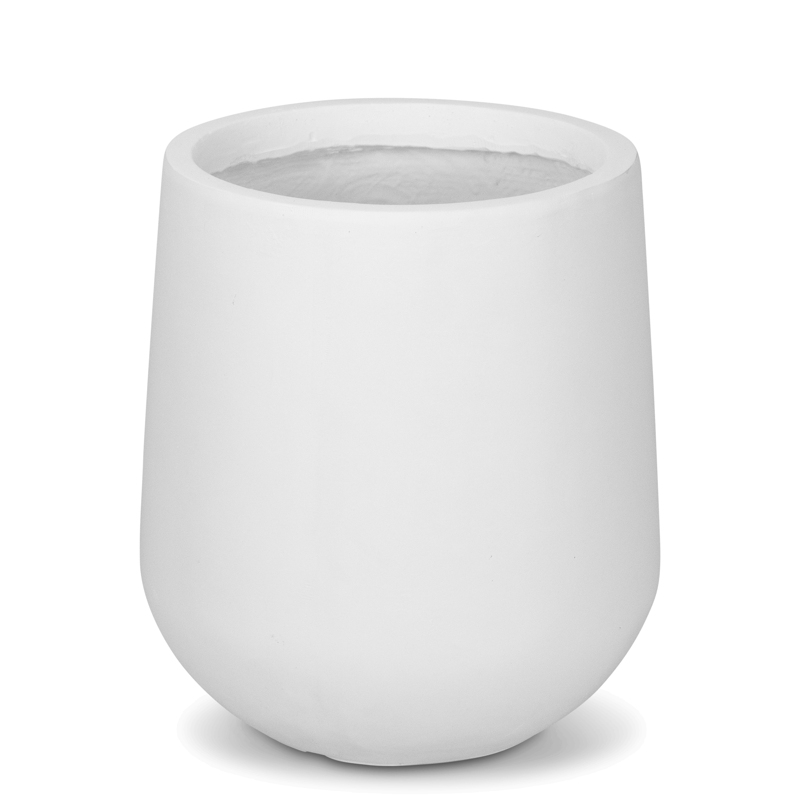 Torino Set of 3 Pots in MGO White Finish