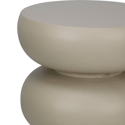 Verona Side Table in MGO Taupe Finish