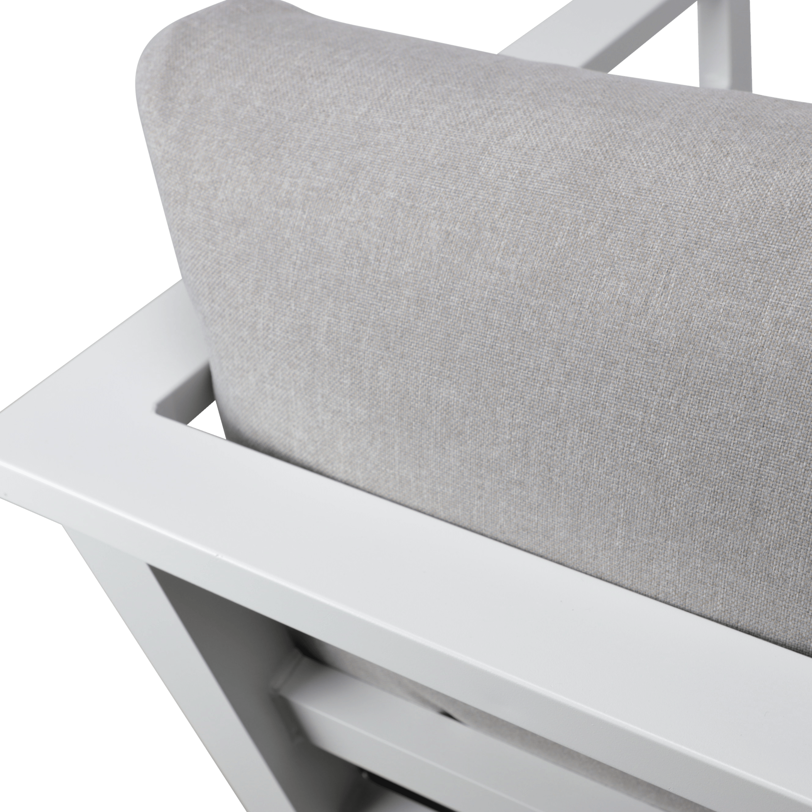 Aveiro & San Sebastian 3pc Occasional Set in Arctic White with Stone Olefin Cushions