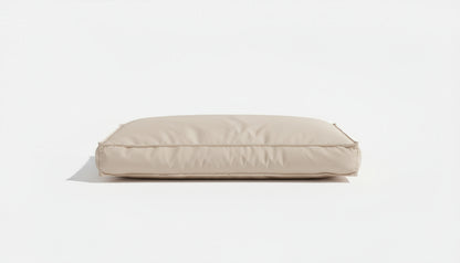 Pawesome Indoor/Outdoor Premium Rectangle Dog Bed in Tweed Beige